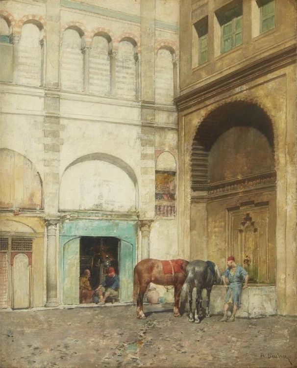 Il cavallo alla fontana